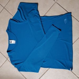 North Face Teal Long Sleeve- L